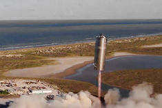 SpaceX Starship prototype flies, lands for the first time