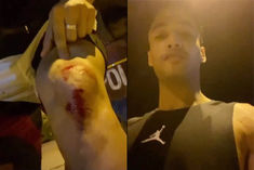 Asim Riaz hit by bike riders shared video of the incident