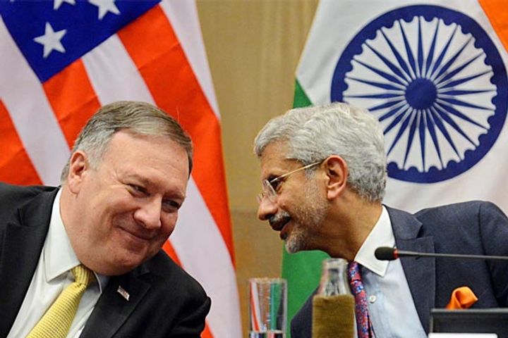America India together on every front Pompeo after talks with S. Jaishankar