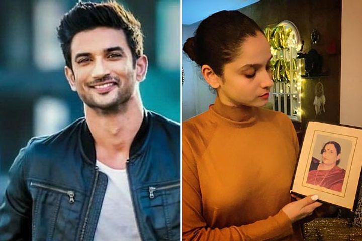 Believe you both are together Ankita Lokhande shares pic of holding Sushant Singh Rajput Mother phot