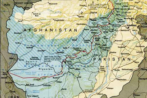 Today in 1919 there was an English-Afghan treaty which demarcated the Durand Line