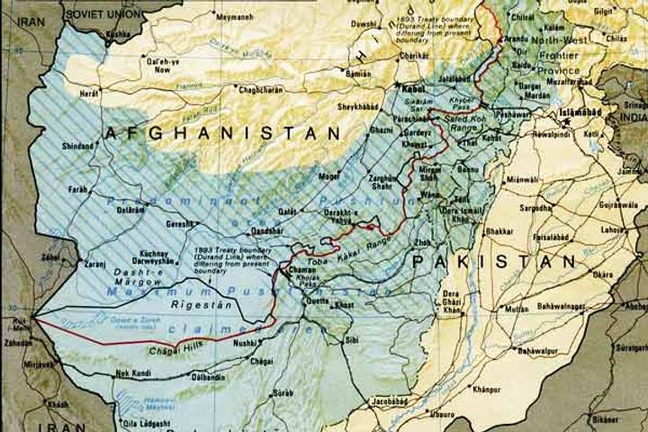 Today in 1919 there was an English-Afghan treaty which demarcated the Durand Line