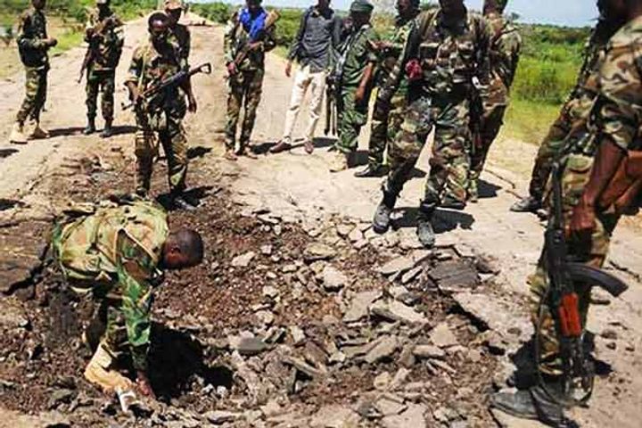 Eight soldiers killed in a suicide attack on a military base in Somalia al-Shabaab claimed responsib