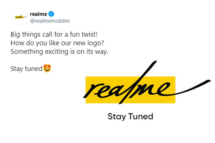 Realme again changed its logo gave information through tweet