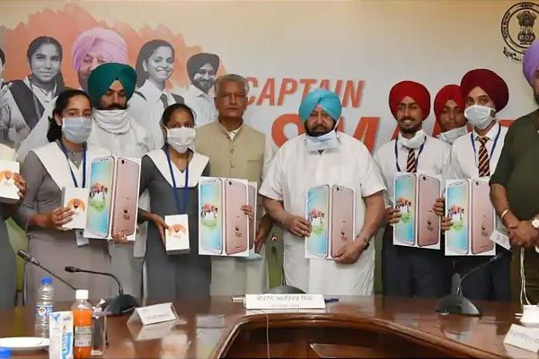 CM Amarinder Singh launches Punjab Smart Connect Scheme more than 1.74 lakh students to get smartpho