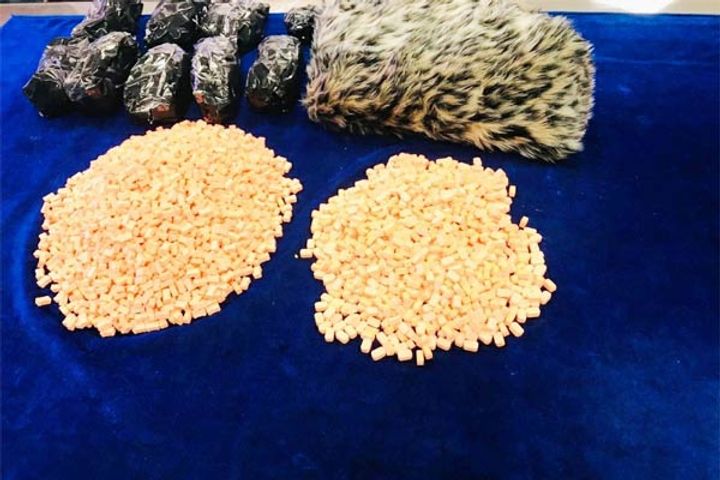 Chennai Air Customs seizes 5210 ecstasy pills MDMA crystals and Meth powder valued at Rs 1.65 crore