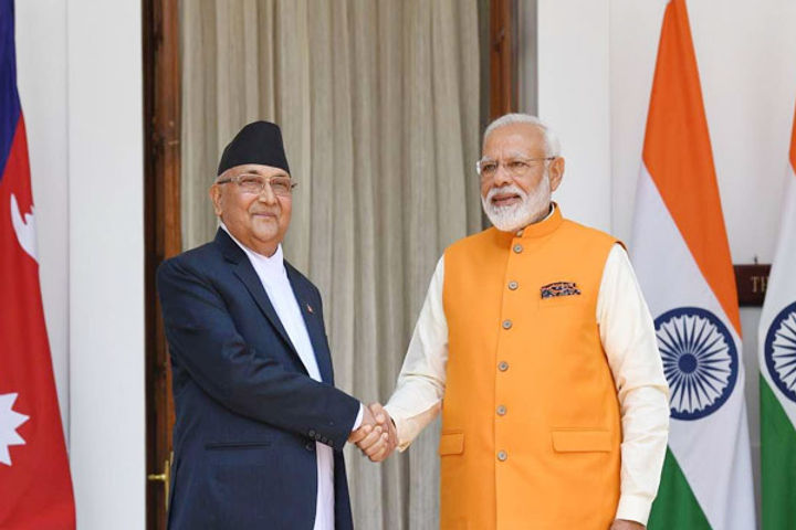 Nepal PM KPS Oli makes courtesy call to PM Narendra Modi for first time since map controversy
