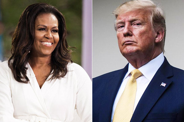 Trump is a wrong president for America Barack Obama wife Michelle Obama