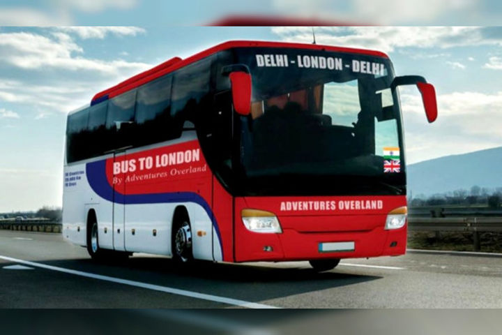 Complete the journey from Delhi to London by bus that too in just 70 days