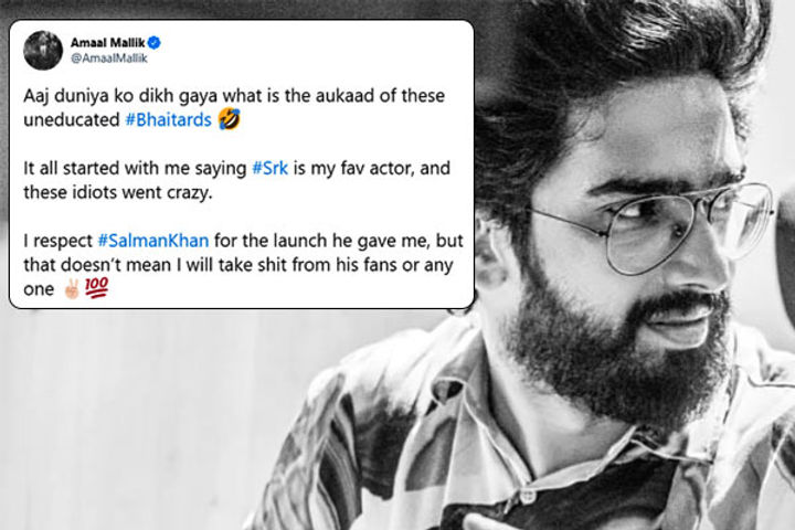 I respect Salman Khan but that doesnot mean I will take shit from his fans Amaal Mallik