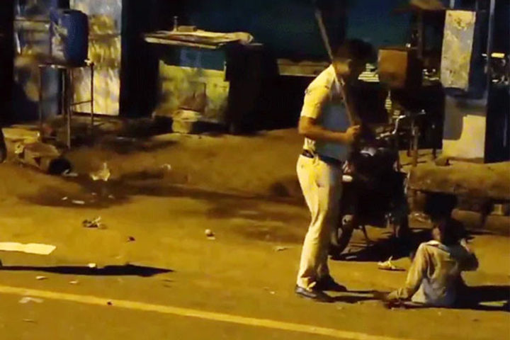 Video of a minor being beaten by a cop in Delhi goes viral constable suspended