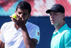 Rohan Bopanna and Denis Shapovalov in US Open