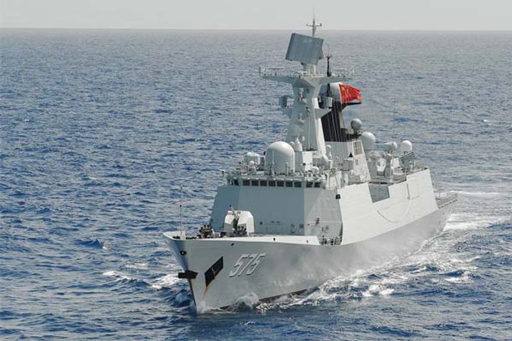 Chinese guided-missile destroyer in IOR