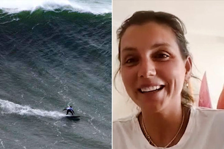 Brazilian surfer Maya Gabeira 