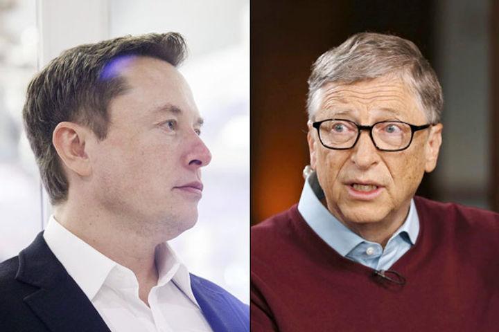 Elon Musk and Bill Gates