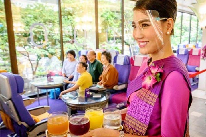 plane cafes take off in Thailand
