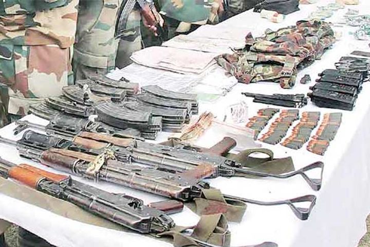 Arms seized from Kulgam airdropped by drone