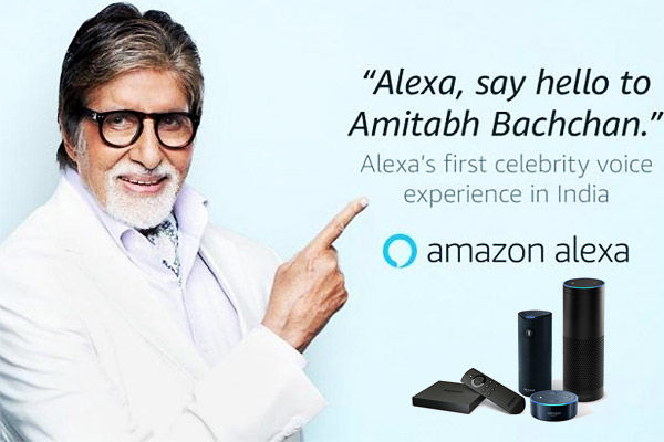 Amitabh Bachchan to Be Alexa&amprsquos Voice