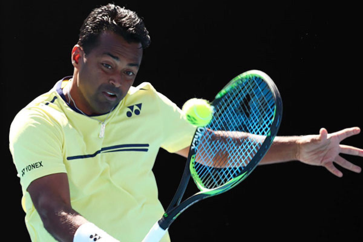 Leander Paes beaten in his last home outing