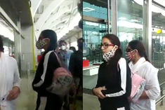 Sara Leaving for Mumbai From Goa