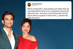 Fans shared video of Sushant's funeral, Ankita pleaded to delete