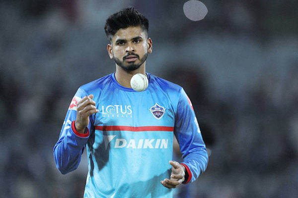 Shreays Iyer fined for slowover rate