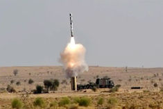 BrahMos supersonic cruise missile launched