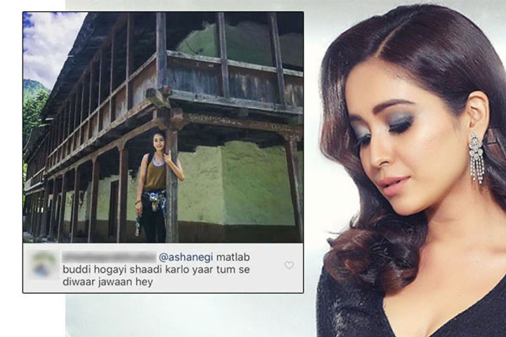 Asha Negi was told to 'get married as she is getting old', actress comes up with a fitting r
