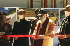 Prime Minister Narendra Modi inaugurates 9.02 km long Atal Tunnel that connects Manali to Lahaul-Spi