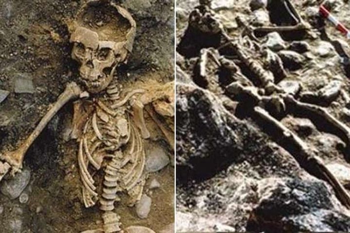 Skeletons Of Massacre Victims In Iron Age