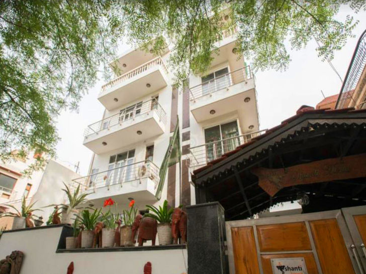 The Shanti Home Hotel in Delhi