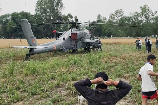 Emergency Landing Of Air Force Helicopter Was Done In Saharanpur
