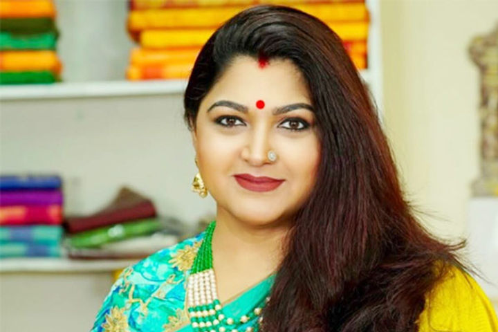 Congress removed Khushboo Sundar as national spokesperson with immediate effect