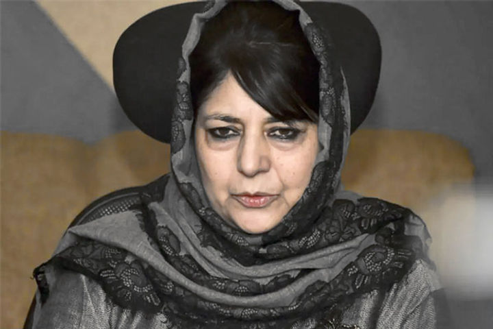Mehbooba Mufti after release 