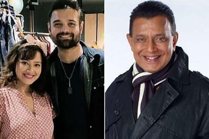 Actor Mithun Chakraborty Son Mahaakshay And His Wife Yogeeta Bali Actor Mithun Chakraborty Son Mahaakshay And His Wife Yogeeta Bali