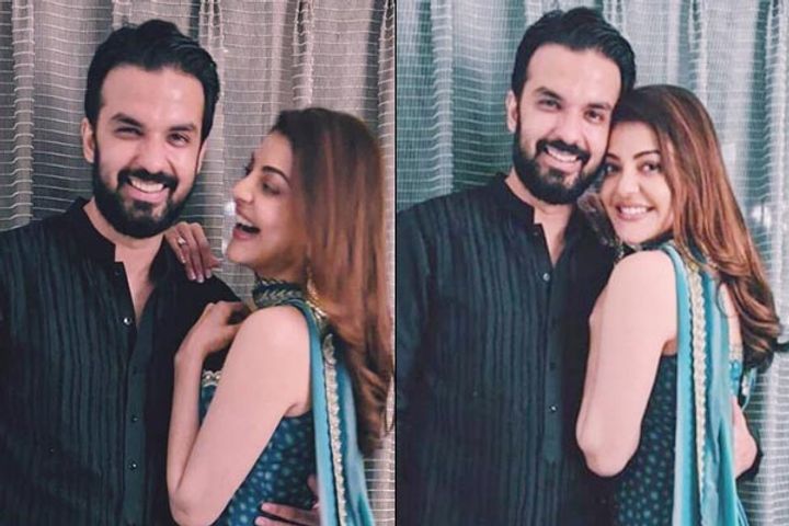 Kajal Aggarwal Share Photos With Fiance Gautam Kitchlu On The Occasion Of Dussehra