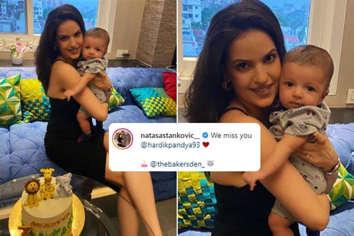 Natasa Stankovic Shares Cute Photos Of Son Agastya And She Missed Hardik Pandya Natasa Stankovic Shares Cute Photos Of Son Agastya And She Missed Hardik Pandya