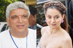 Kangana Ranaut and Javed Akhtar