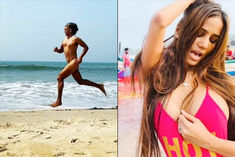 Twitter Debate On Poonam Pandey And Milind Soman Picture In Goa Why Milind Soman Got Away In Obsceni