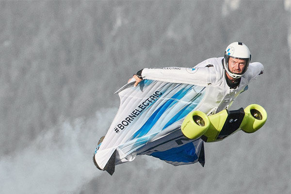 BMW Wingsuit Flying, Bayerische Motoren Werke AG Electrified Wingsuit