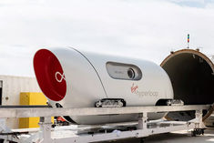 First Human Virgin Hyperloop Test Performed In Las Vegas USA
