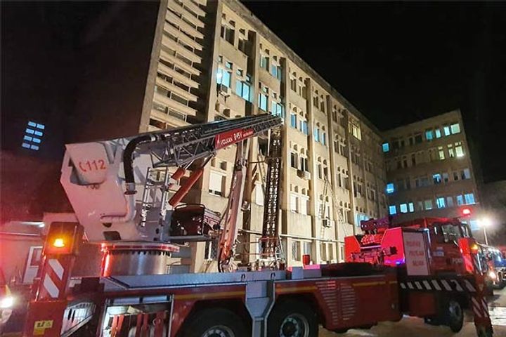 Fire at Romania Covid hospital