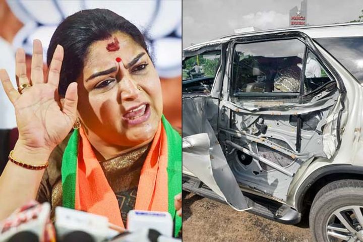 Khushbu Sundar meets with accident