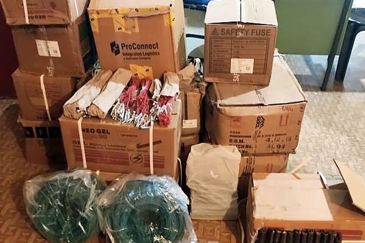 1,525 kg Of Explosives seized in Meghalaya
