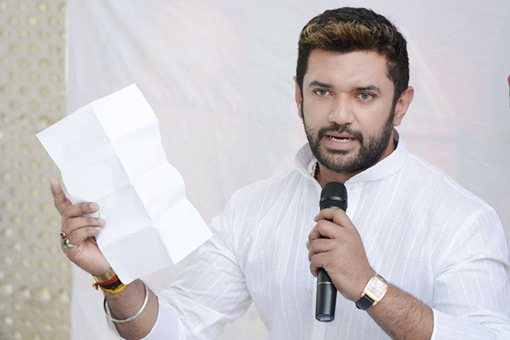 FIR against Chirag Paswan FIR against Chirag Paswan