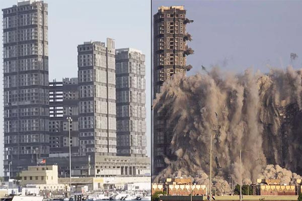 144-storey building demolished in 10 seconds