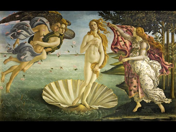 Birth of Venus by Botticelli 