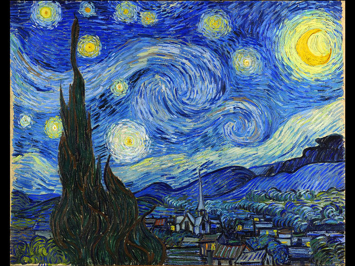 Vincent Van Gogh’s best work The Starry Night