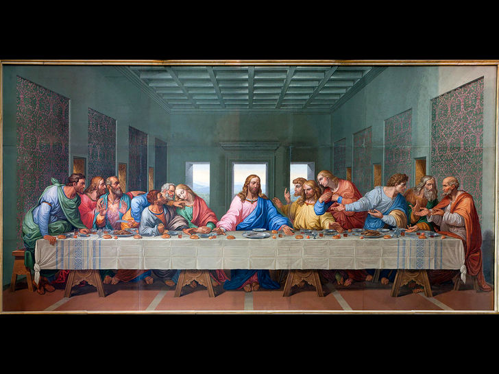 The Last Supper by Da Vinci a portrayal of Jesus