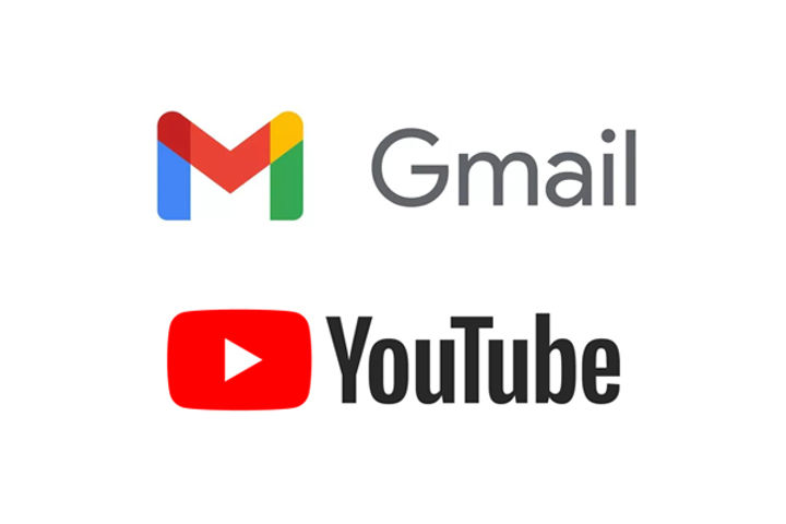 Google Gmail and YouTube Down